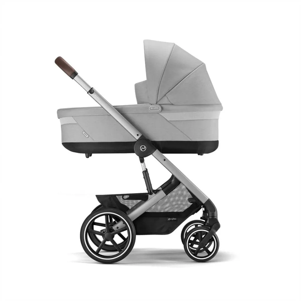 CYBEX EOS Comfort Bundle Travel System with Aton B2 I-SIZE and Snogga Footmuff - Lava Grey