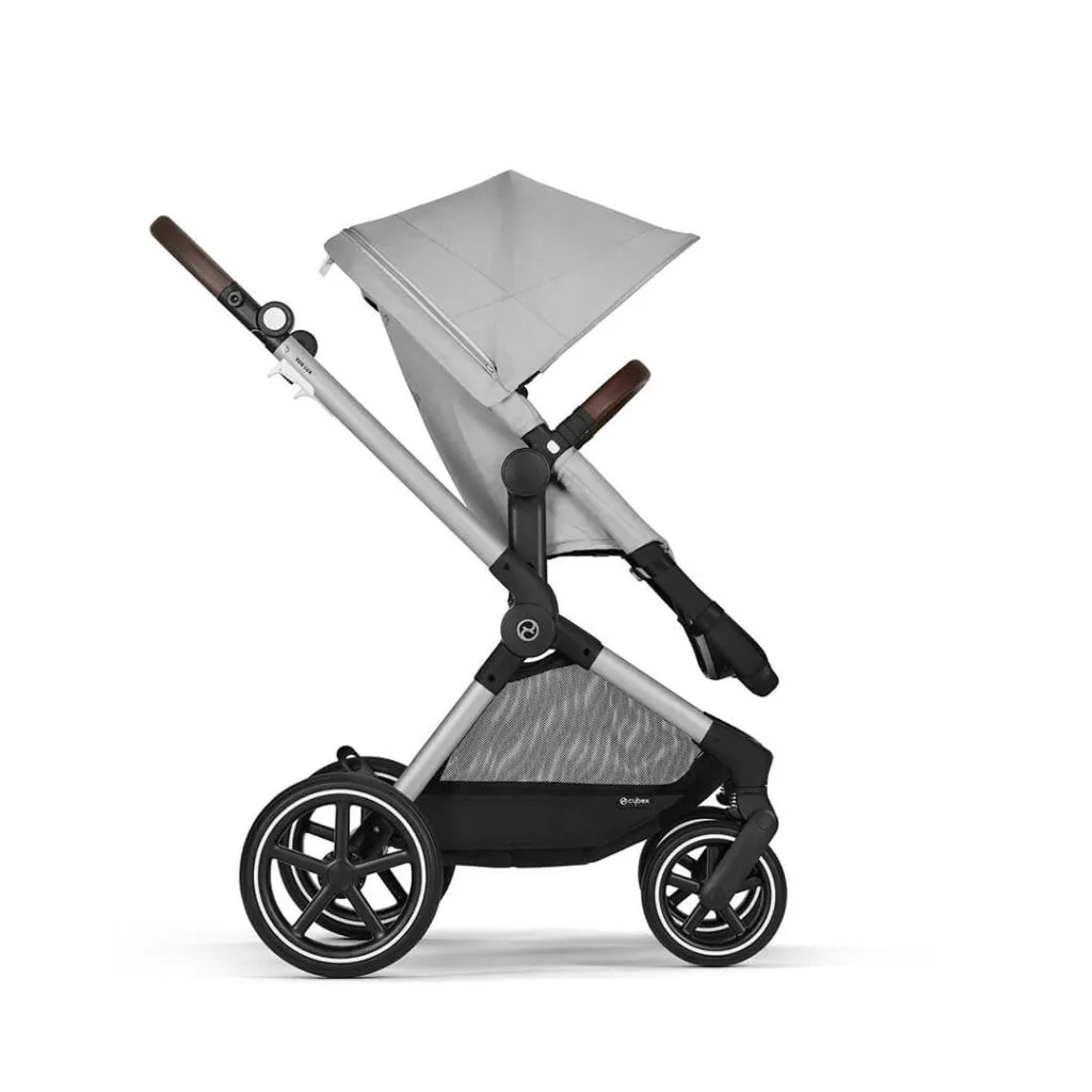 CYBEX EOS Comfort Bundle Travel System with Aton B2 I-SIZE and Snogga Footmuff - Lava Grey