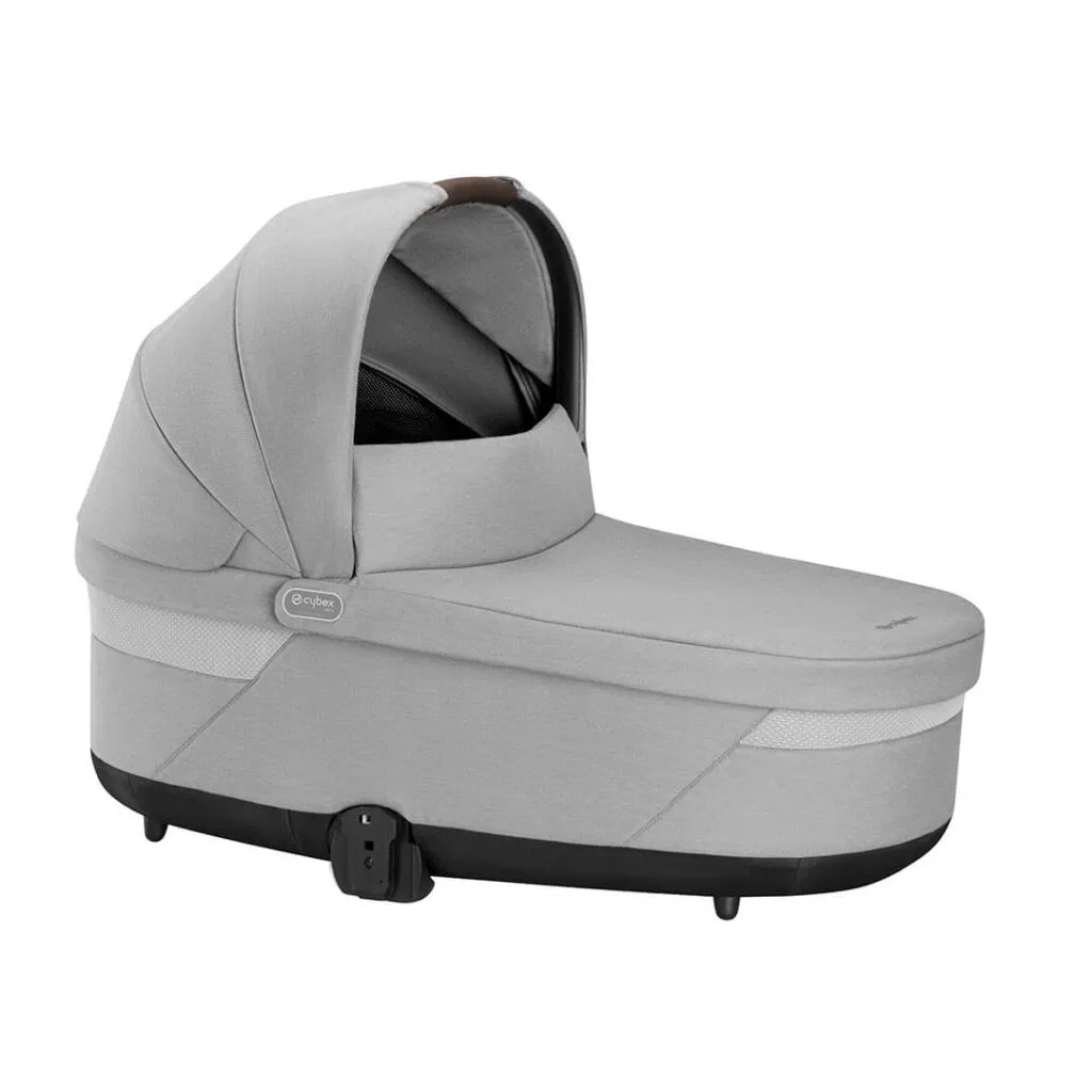 CYBEX EOS Comfort Bundle Travel System with Aton B2 I-SIZE and Snogga Footmuff - Lava Grey
