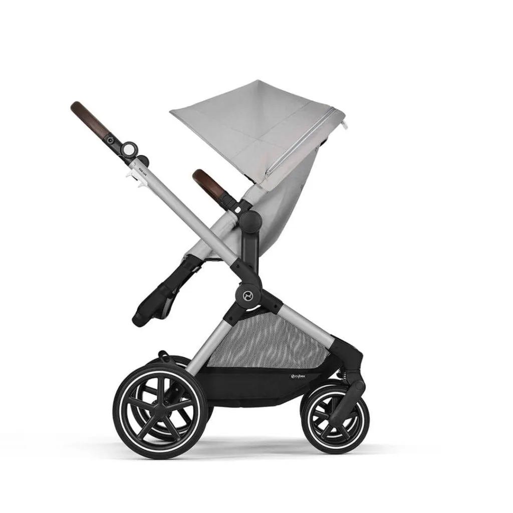 CYBEX EOS Comfort Bundle Travel System with Aton B2 I-SIZE and Snogga Footmuff - Lava Grey