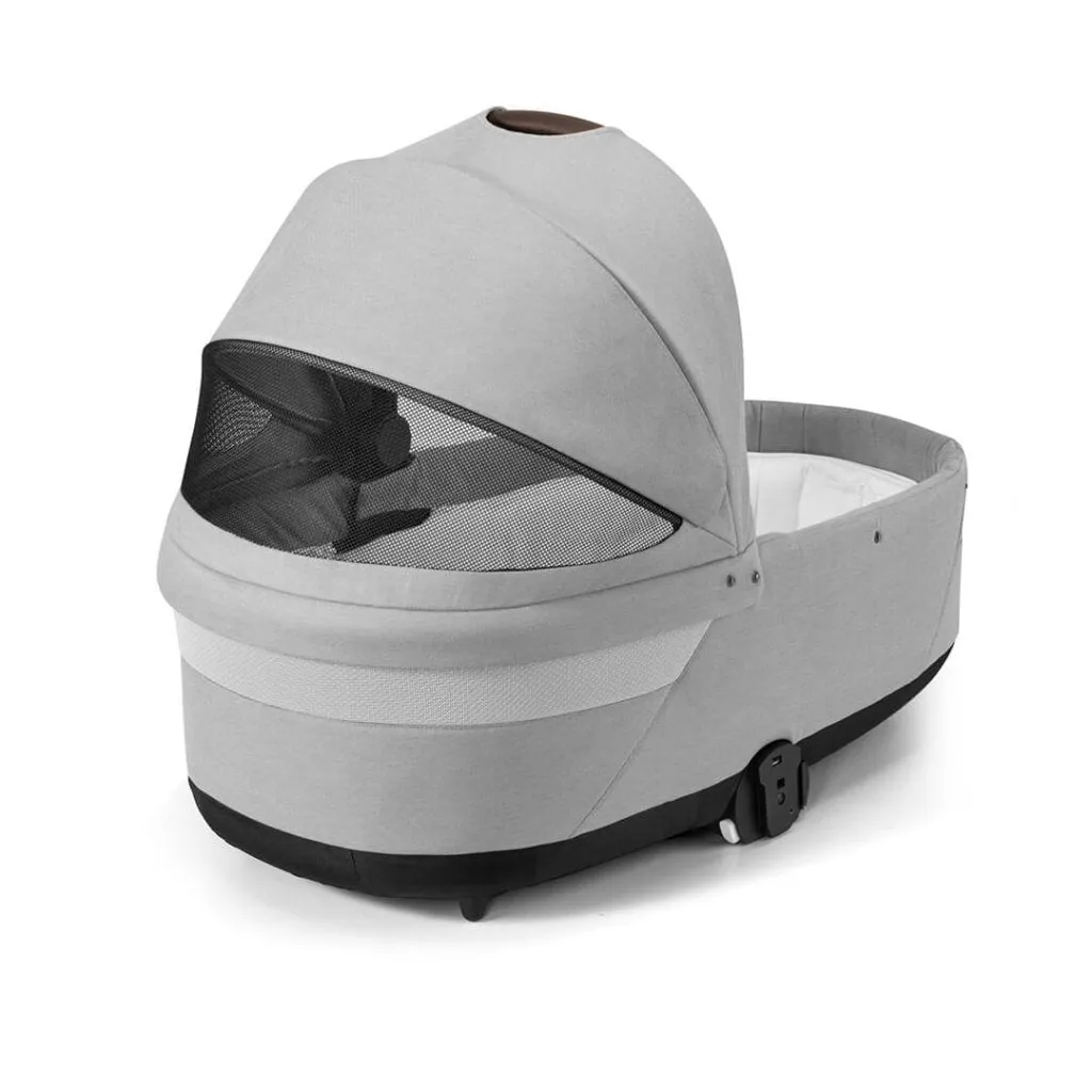 CYBEX EOS Comfort Bundle Travel System with Aton B2 I-SIZE and Snogga Footmuff - Lava Grey