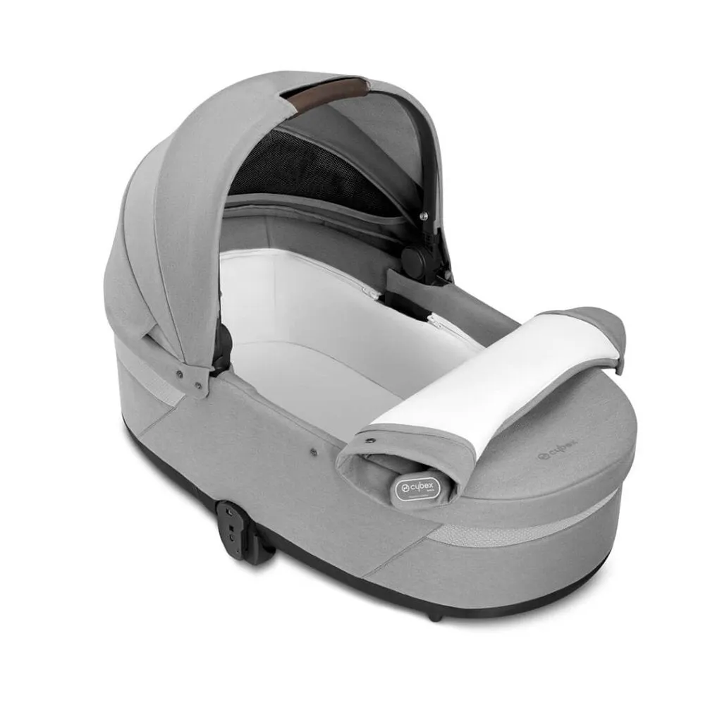 CYBEX EOS Comfort Bundle Travel System with Aton B2 I-SIZE and Snogga Footmuff - Lava Grey