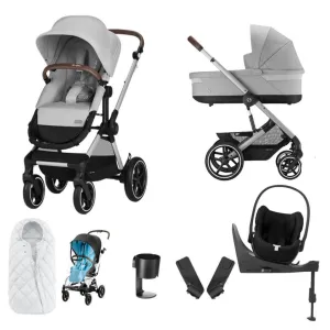 CYBEX EOS Luxury Travel System CLOUD T I-SIZE with Snogga - Lava Grey