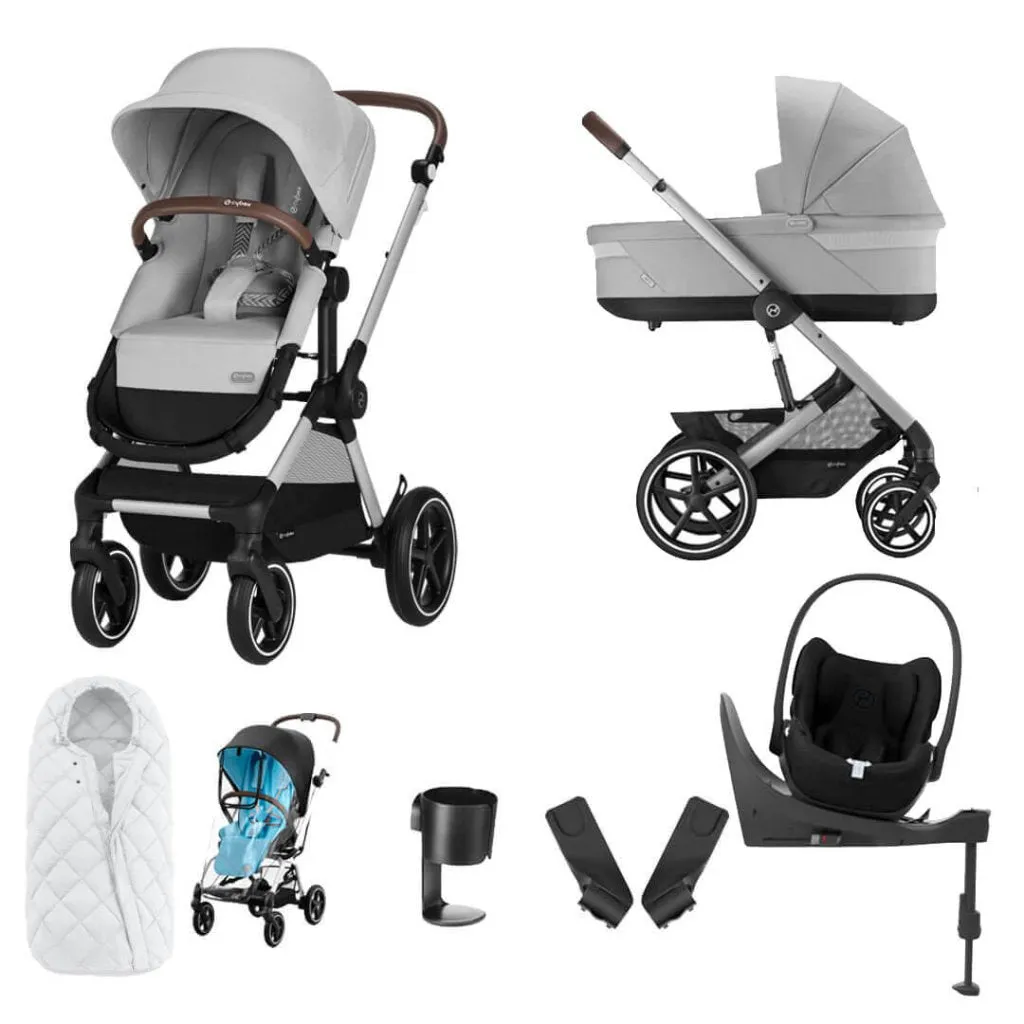 CYBEX EOS Luxury Travel System CLOUD T I-SIZE with Snogga - Lava Grey