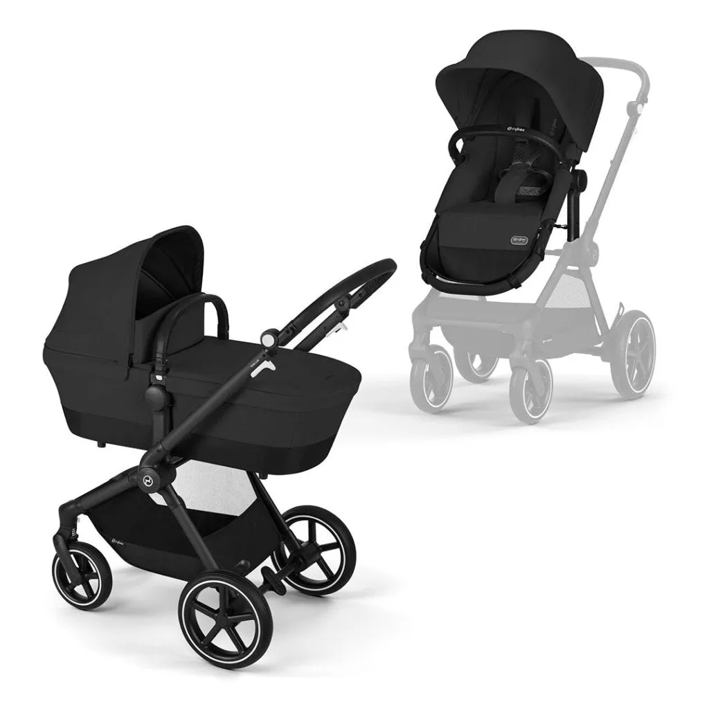 CYBEX EOS Luxury Travel System CLOUD T I-SIZE with Snogga - Moon Black