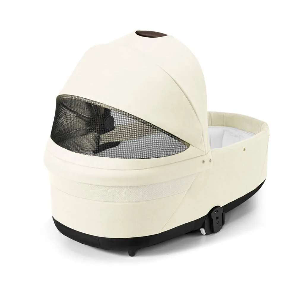 CYBEX EOS Travel System Essential Bundle with Snogga Footmuff - Seashell Beige