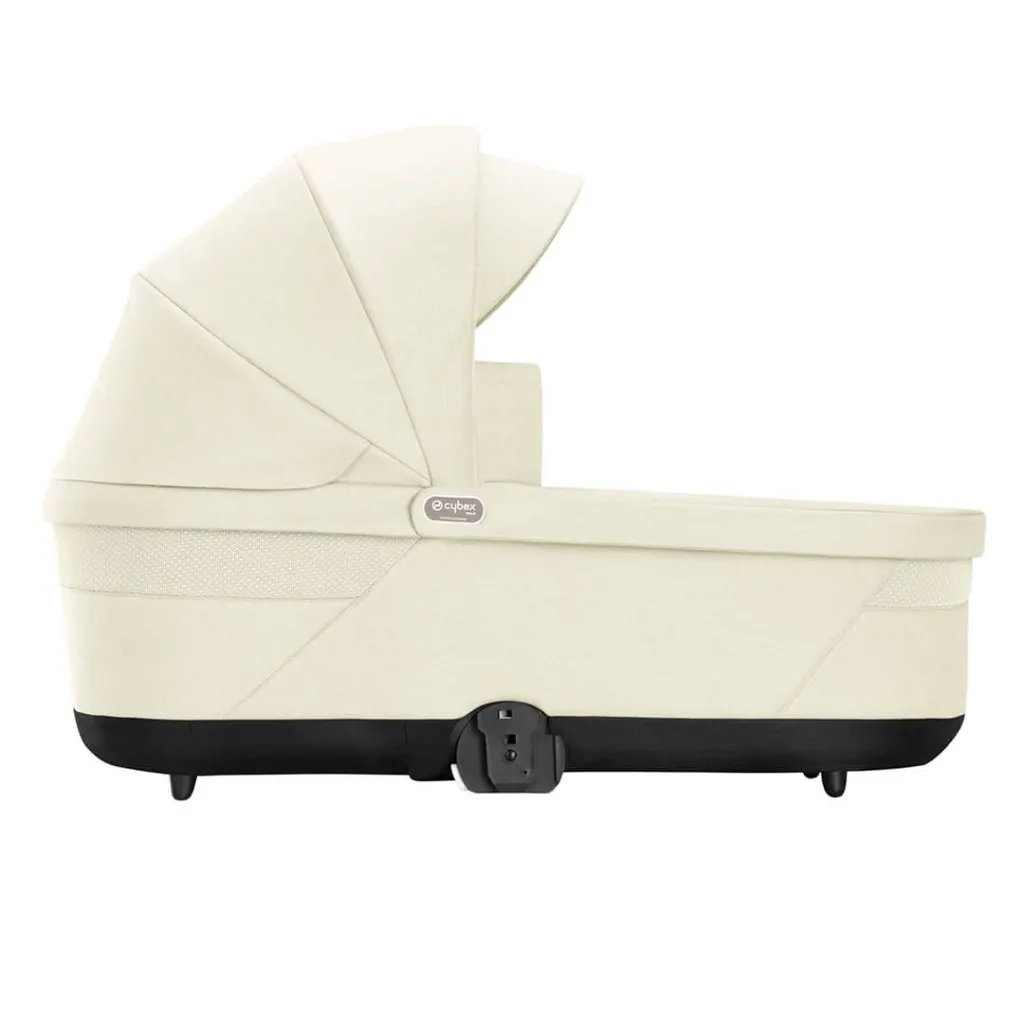 CYBEX EOS Travel System Essential Bundle with Snogga Footmuff - Seashell Beige