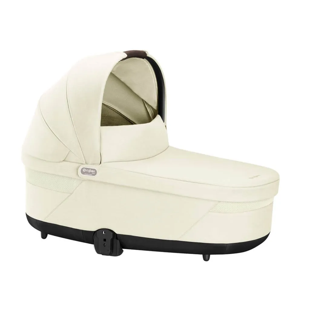 CYBEX EOS Travel System Essential Bundle with Snogga Footmuff - Seashell Beige