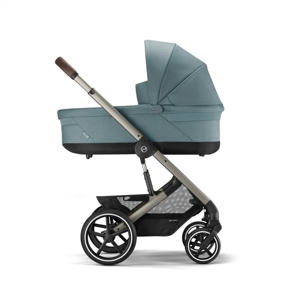 CYBEX EOS Travel System Essential Bundle with Snogga Footmuff - Sky Blue