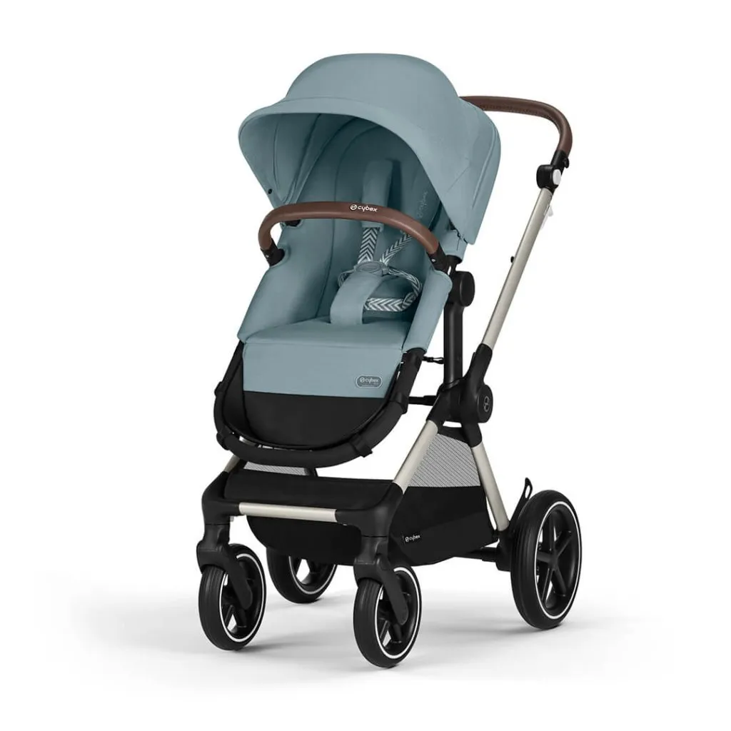 CYBEX EOS Travel System Essential Bundle with Snogga Footmuff - Sky Blue