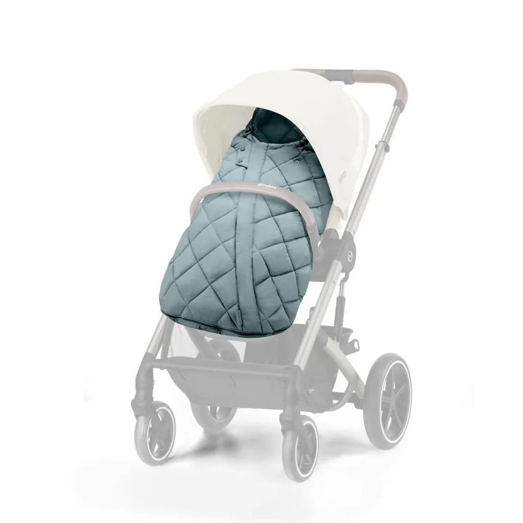 CYBEX EOS Travel System Essential Bundle with Snogga Footmuff - Sky Blue