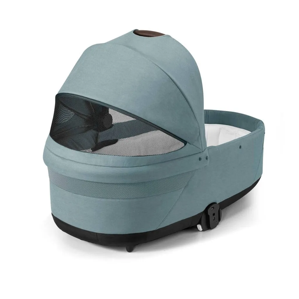 CYBEX EOS Travel System Essential Bundle with Snogga Footmuff - Sky Blue