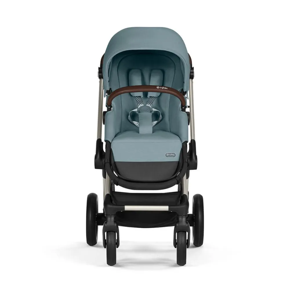 CYBEX EOS Travel System Essential Bundle with Snogga Footmuff - Sky Blue