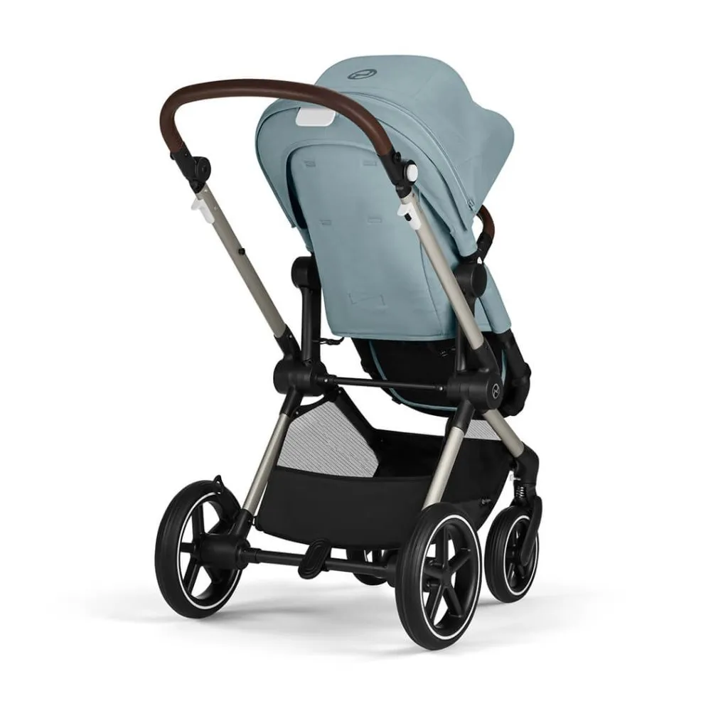 CYBEX EOS Travel System Essential Bundle with Snogga Footmuff - Sky Blue