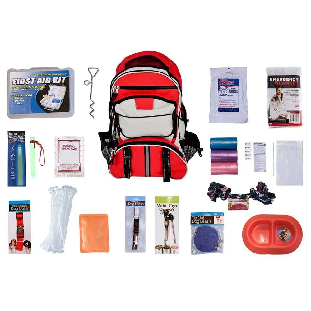 Deluxe Dog Survival Kit Food & Water