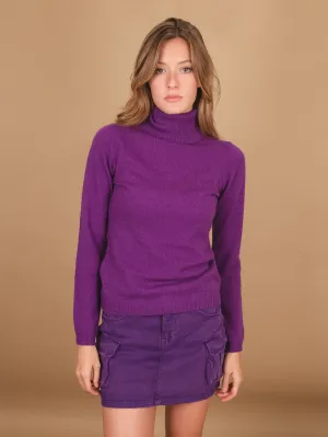 DOLCEVITA IN CASHMERE ECO-FRIENDLY VIOLA