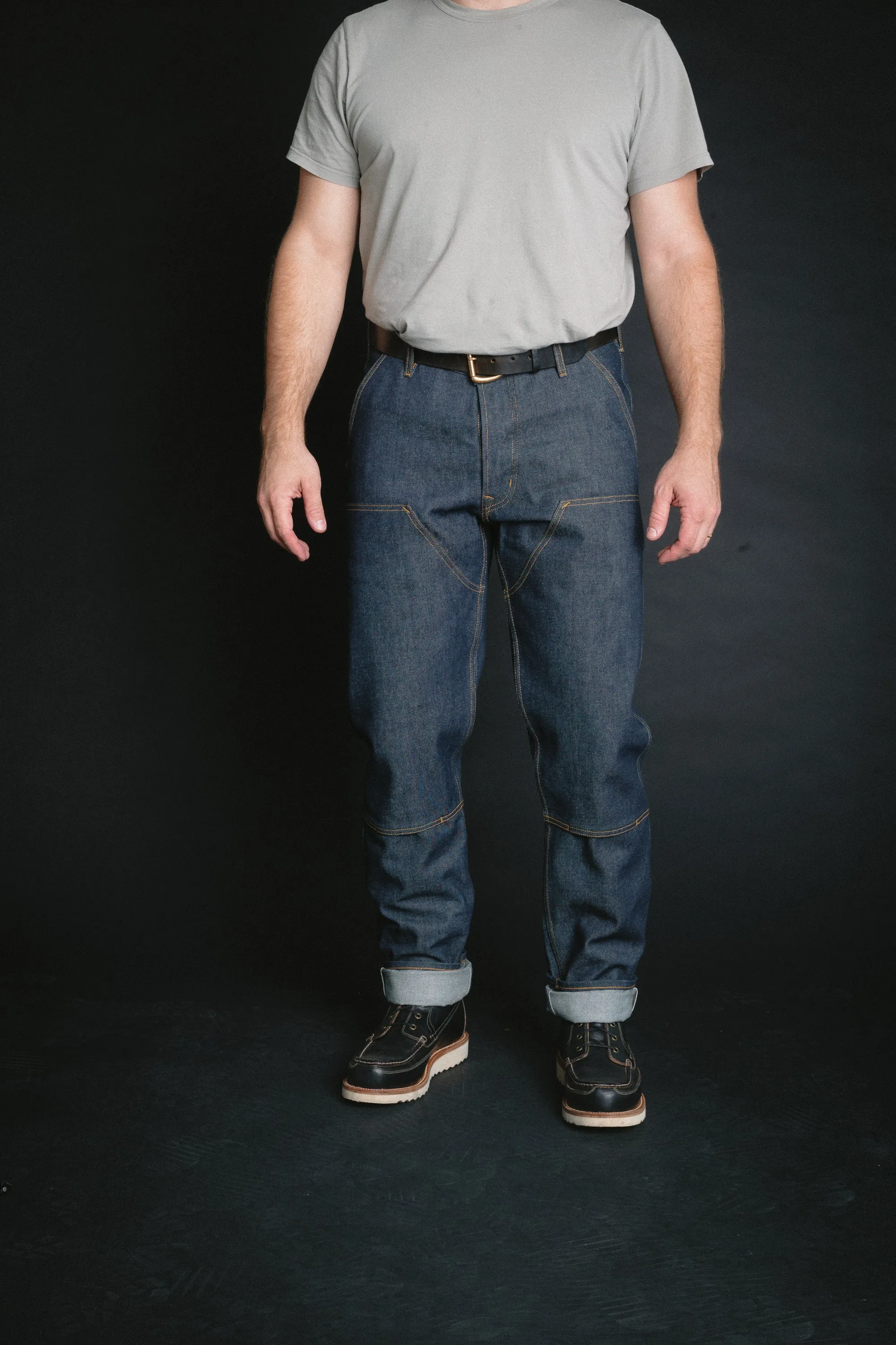 Double Front Work Trouser - 14oz Vidalia Selvedge Denim - Overstock