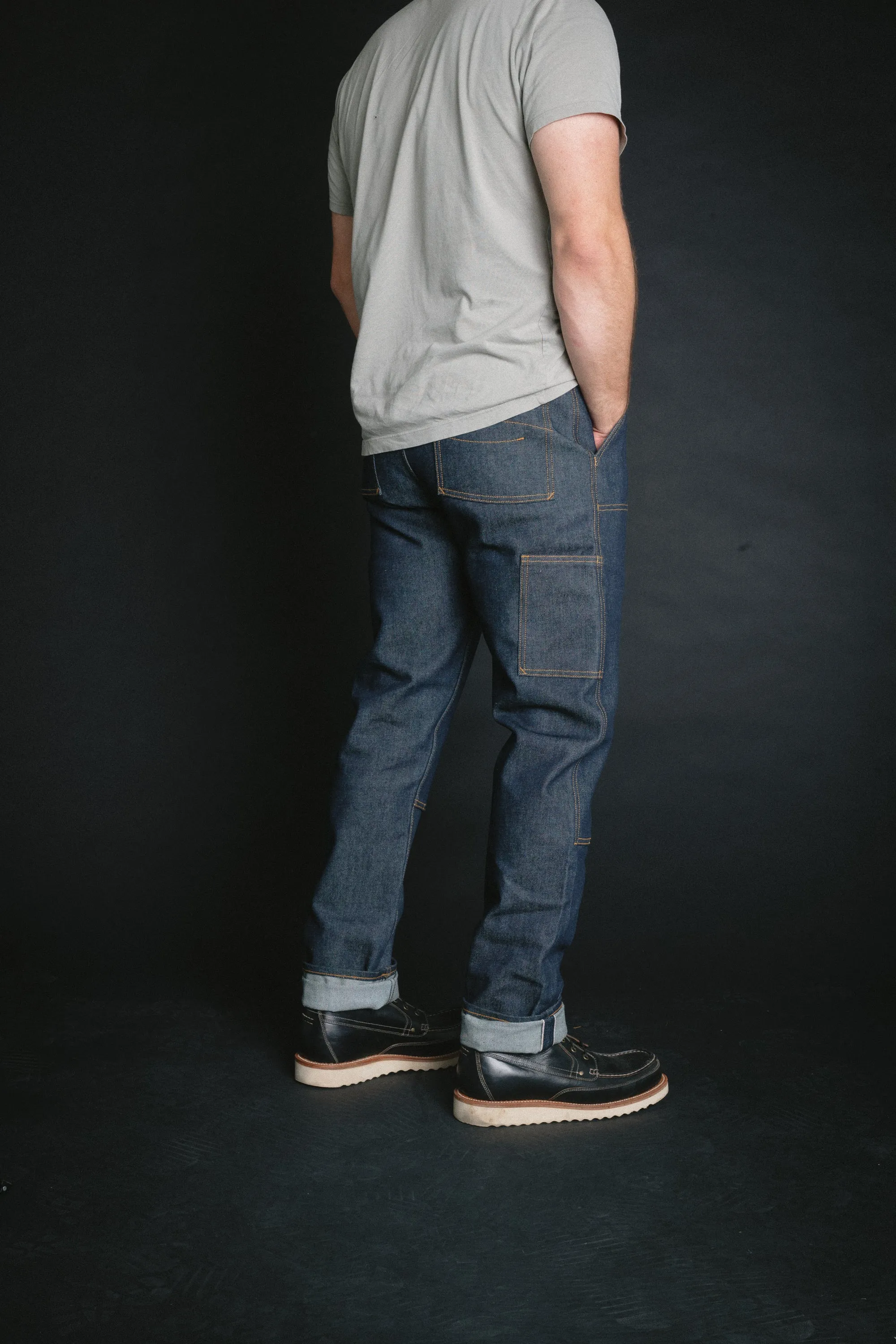 Double Front Work Trouser - 14oz Vidalia Selvedge Denim - Overstock
