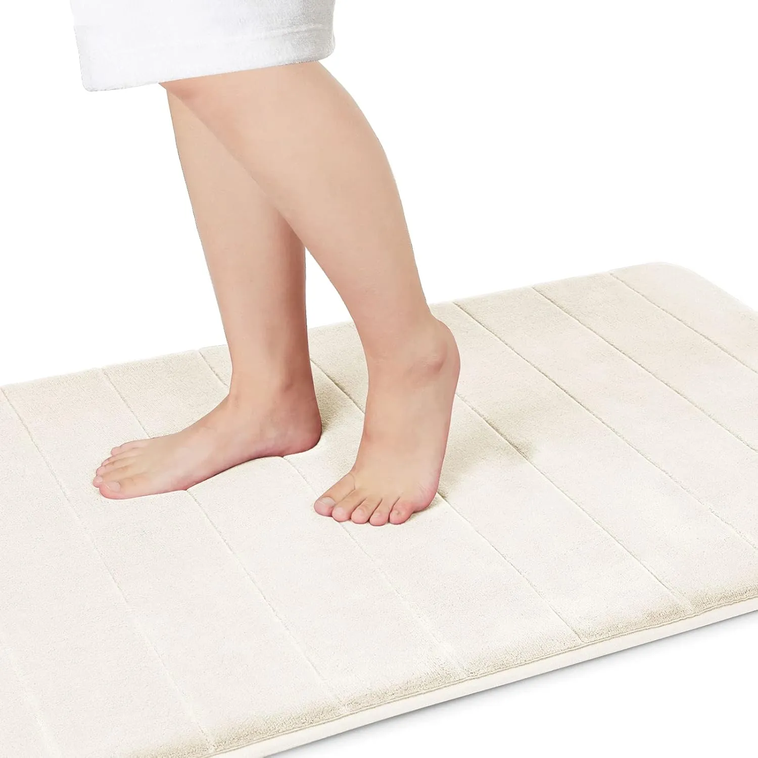 Drimat Memory Foam Bath Mat Cream