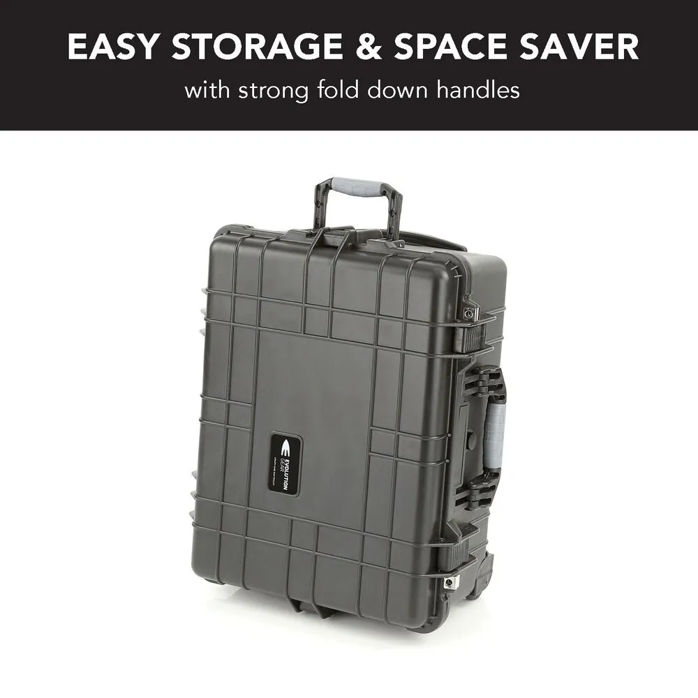Evolution Gear HD Series Trolley Camera & Drone Hard Case 5520 - Black