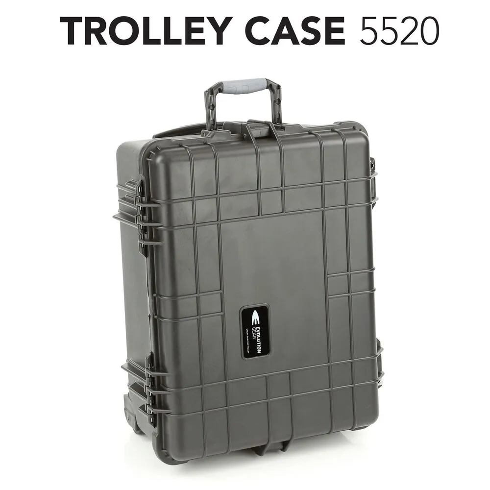 Evolution Gear HD Series Trolley Camera & Drone Hard Case 5520 - Black
