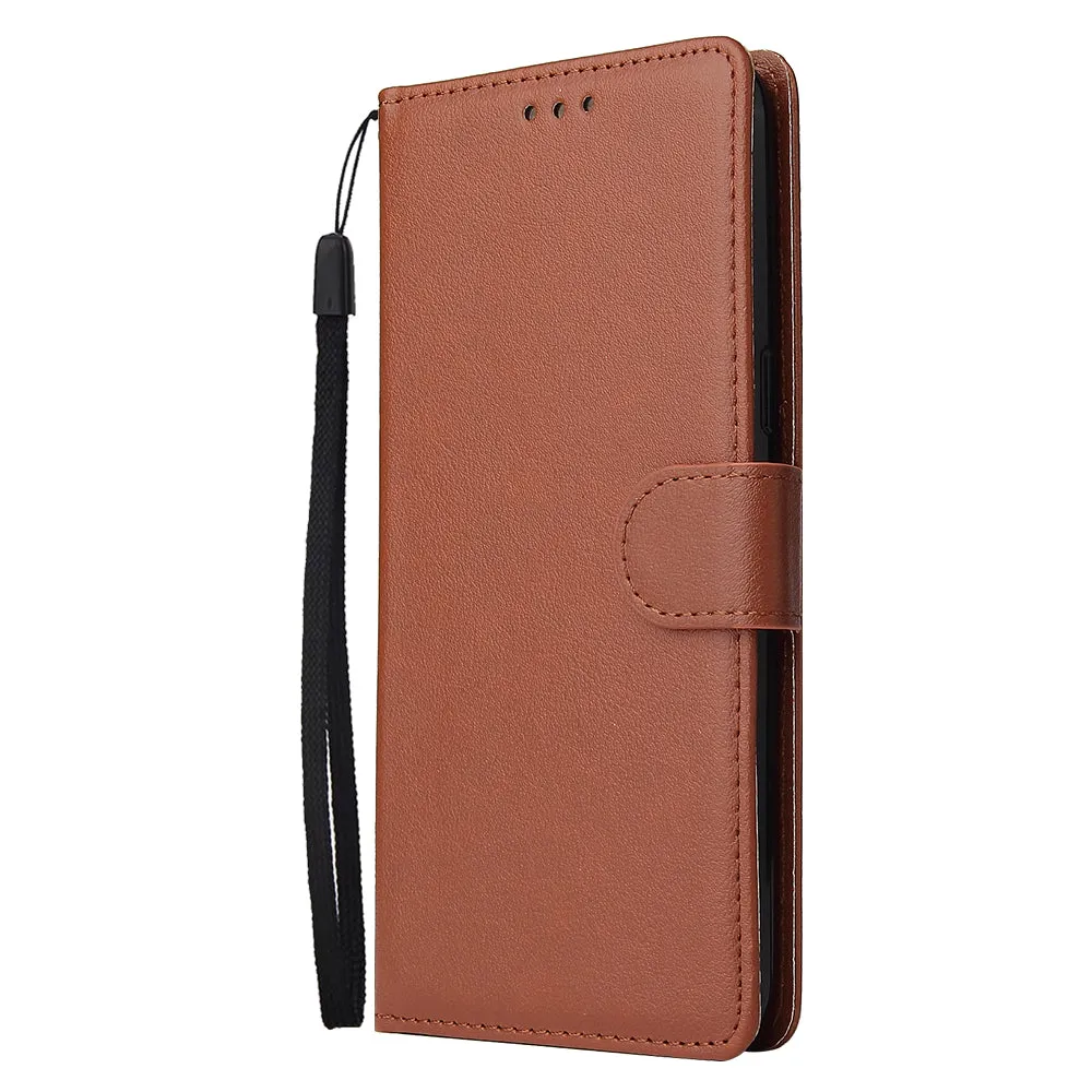 For OPPO F7 Wallet-type PU Leather Protective Phone Case with Buckle & 3 Card Position Red wine