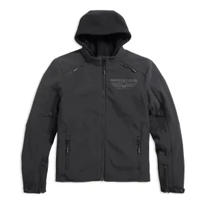Harley-Davidson® Reflective Skull Water-Resistant 3-in-1 Soft Shell Riding Jacket
