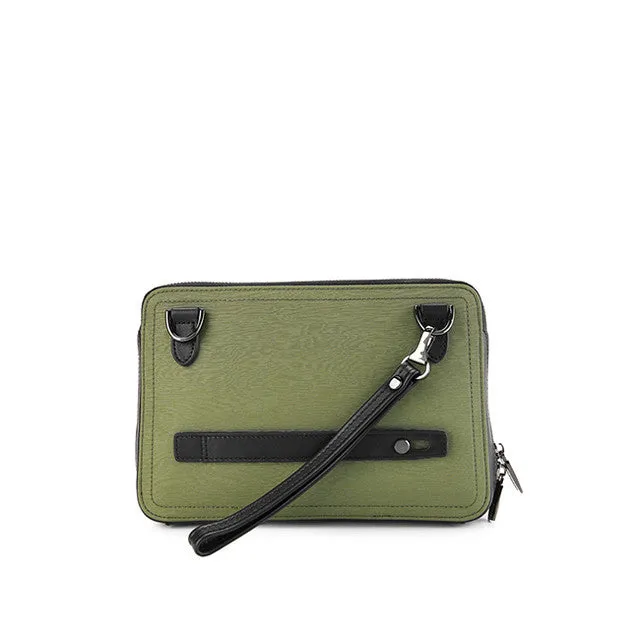 Hush Puppies Bags Pria Mario Clutch/Messenger Bag In Green