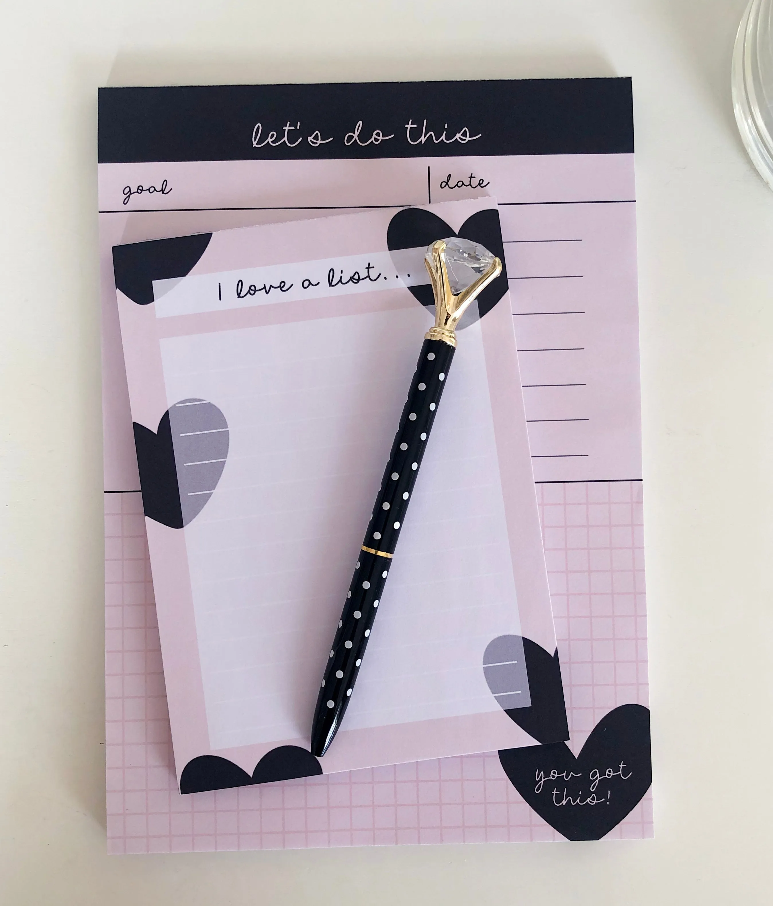 I LOVE A LIST NOTEPAD