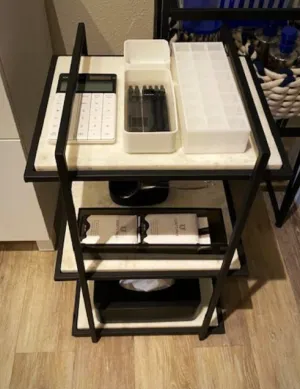 Iron & Marble Table