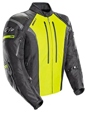 Joe Rocket 1651-5603 Atomic Men's 5.0 Textile Motorcycle Jacket (Hi-Viz, Medium)