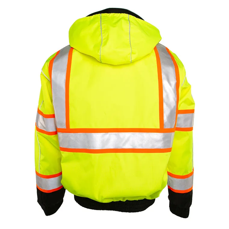 Kishigo Bomber Jacket, Brilliant Series, Type R Class 3