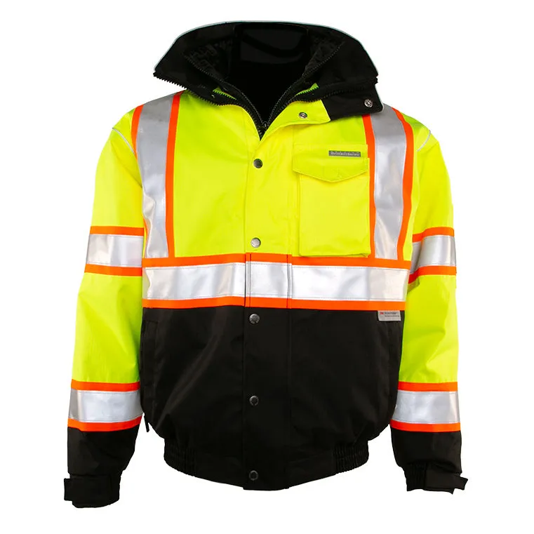 Kishigo Bomber Jacket, Brilliant Series, Type R Class 3