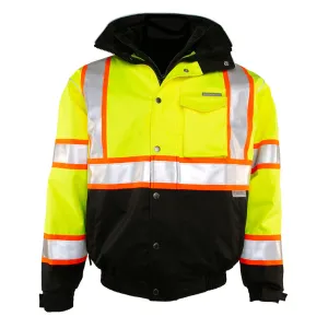 Kishigo Bomber Jacket, Brilliant Series, Type R Class 3
