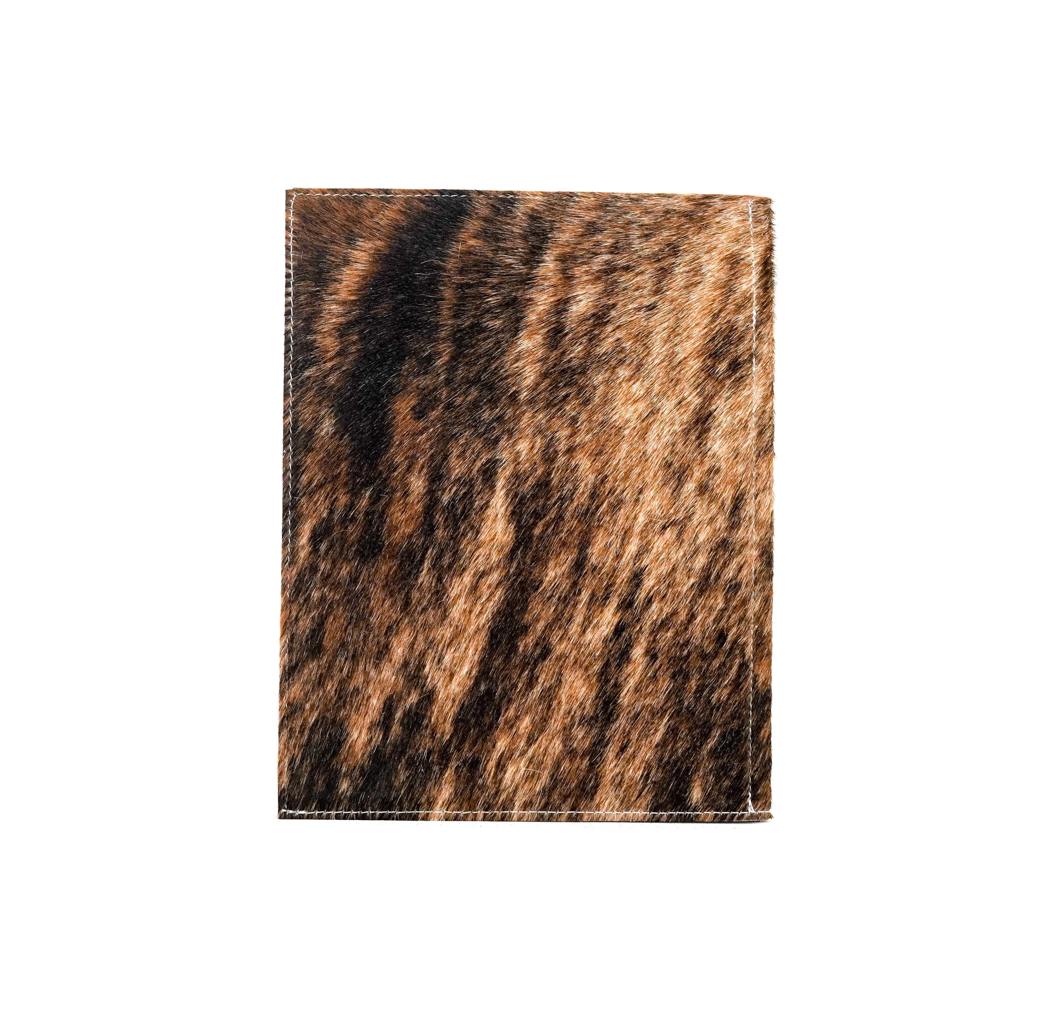 Large Notepad Cover - Brindle w/ Mountain View Skulls