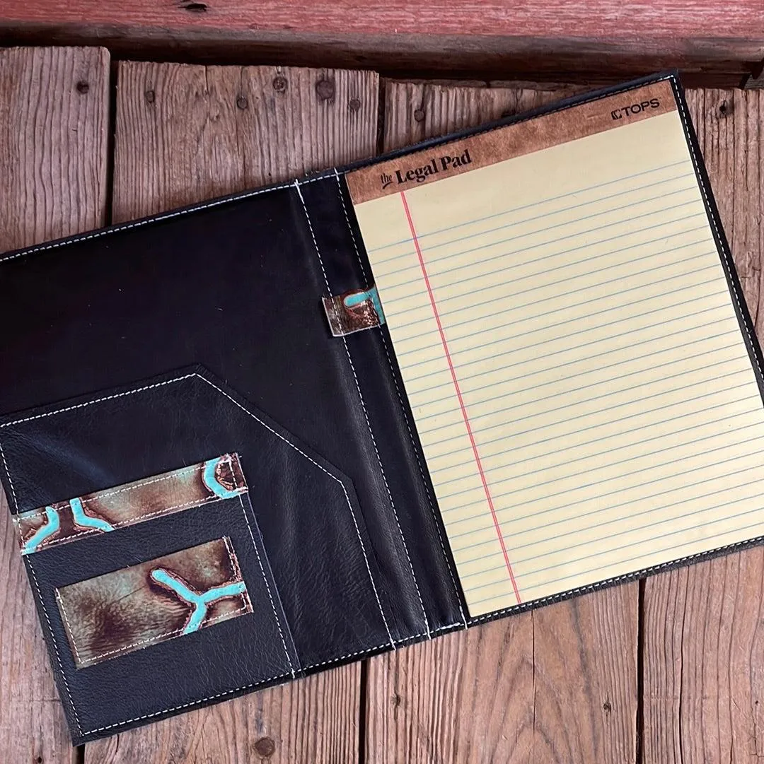 Large Notepad Cover - Tricolor w/ Patina Brands