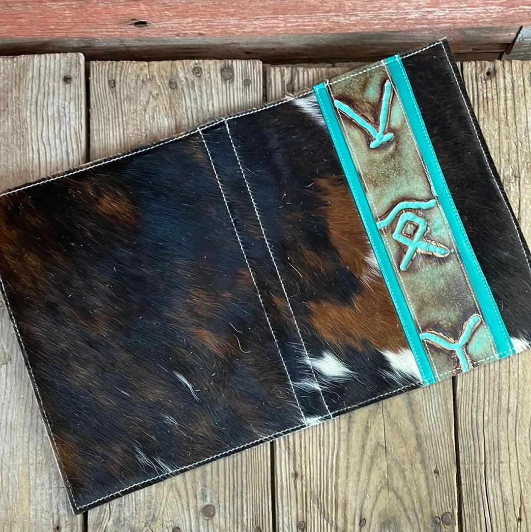 Large Notepad Cover - Tricolor w/ Patina Brands