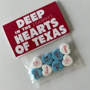 Logo Candy Hearts Personalized Bags - 8 Candies Per Bag (100 Bag Minimum)