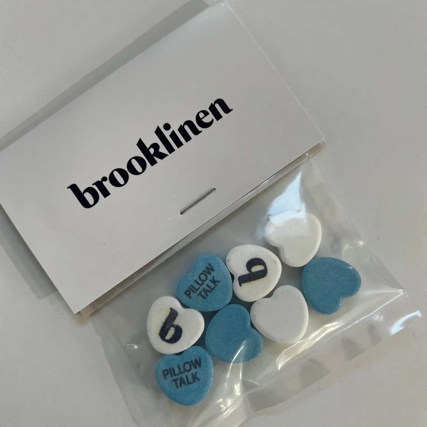 Logo Candy Hearts Personalized Bags - 8 Candies Per Bag (100 Bag Minimum)