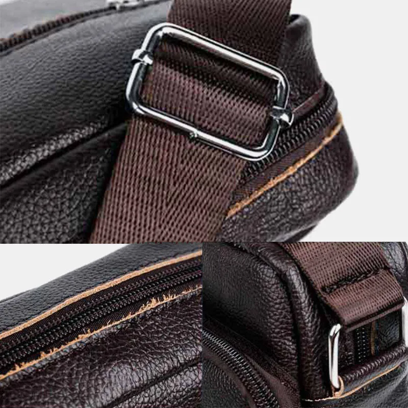 Luxury Vintage Male Messenger Bag Shoulder Leather Handbags