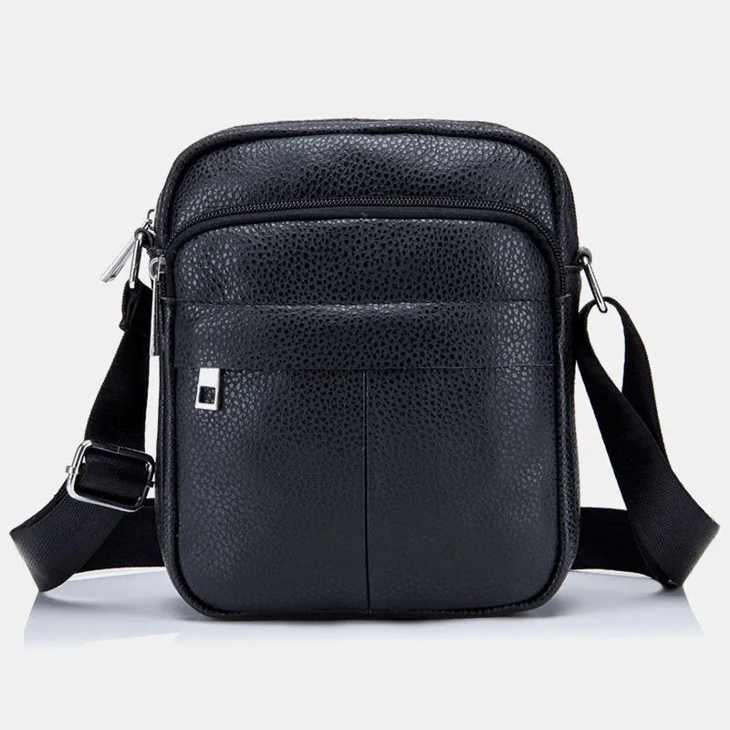 Luxury Vintage Male Messenger Bag Shoulder Leather Handbags