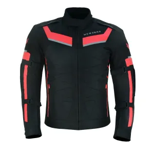 Mens MCW Gear York Motorcycle Motorbike Armour Textile Jacket CE Protector