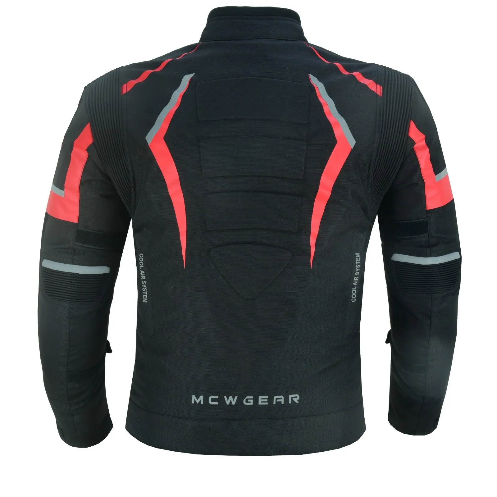 Mens MCW Gear York Motorcycle Motorbike Armour Textile Jacket CE Protector