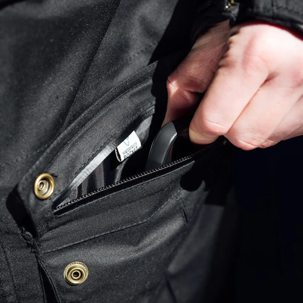 Merlin Edale II Cotec Wax D3O Jacket Black