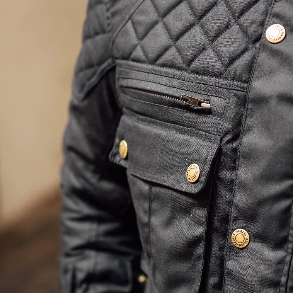 Merlin Edale II Cotec Wax D3O Jacket Black