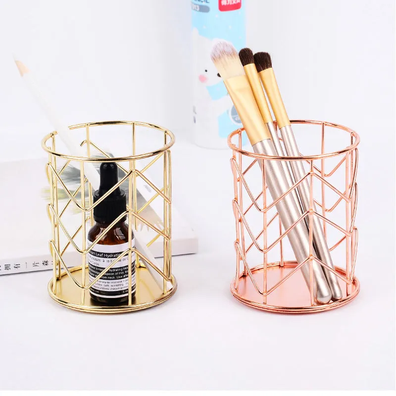 Metal Pen Holder | Desk Organizer | Pencil Holder | Makeup Brushes Holder