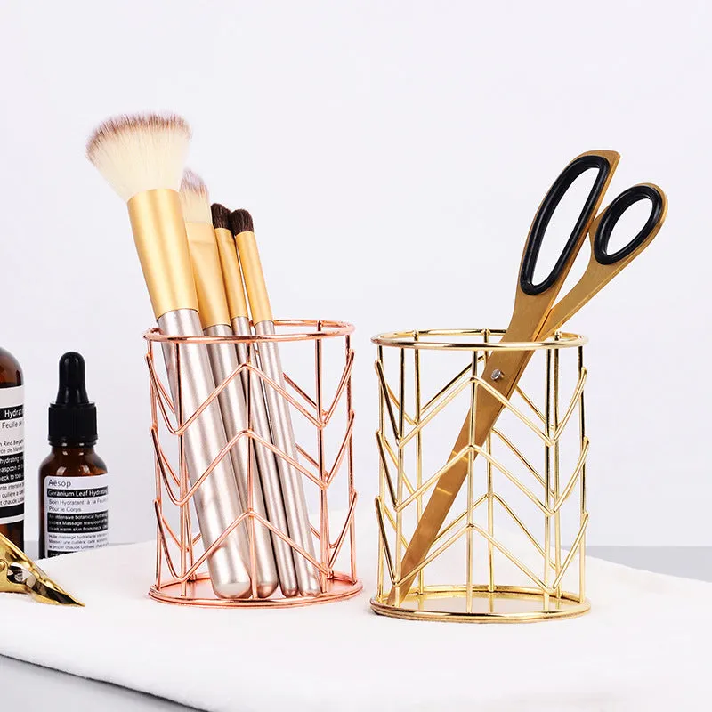 Metal Pen Holder | Desk Organizer | Pencil Holder | Makeup Brushes Holder
