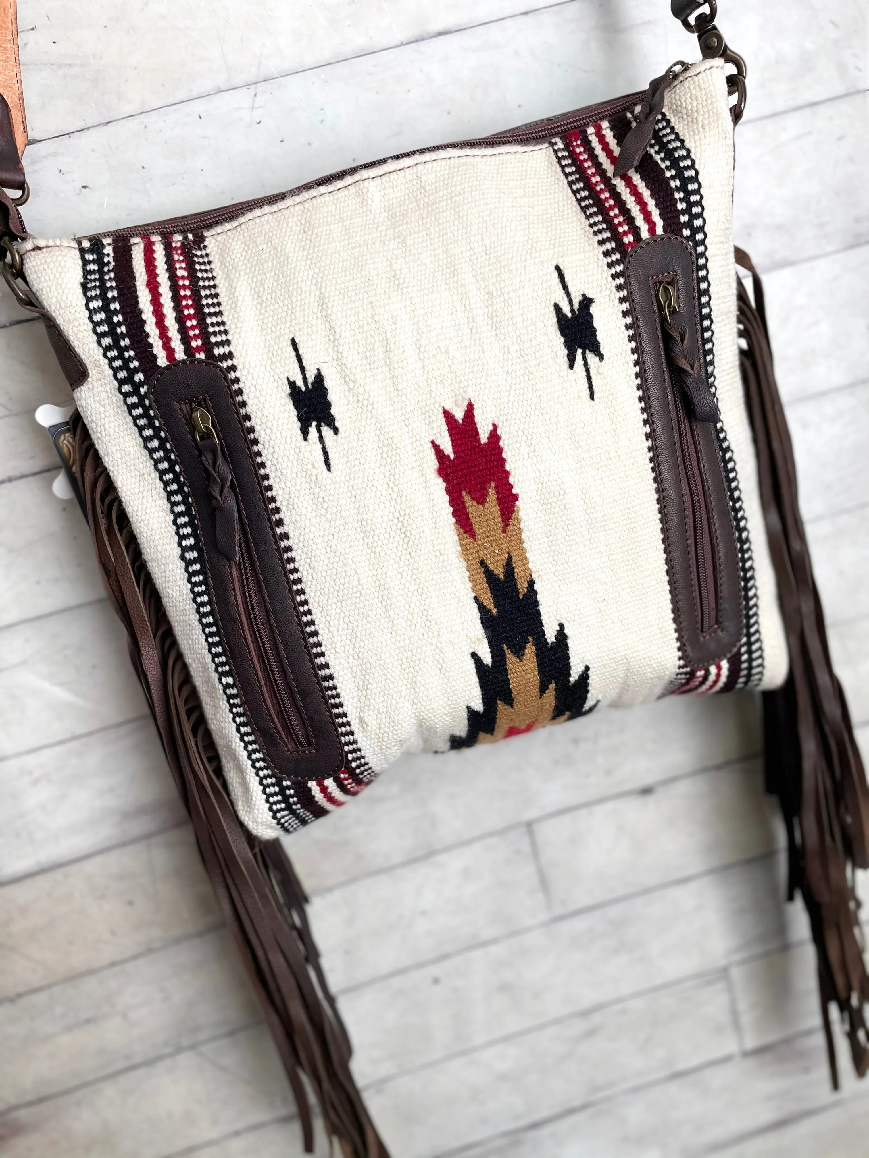 Mohave Cream & Neutral Wool Bag