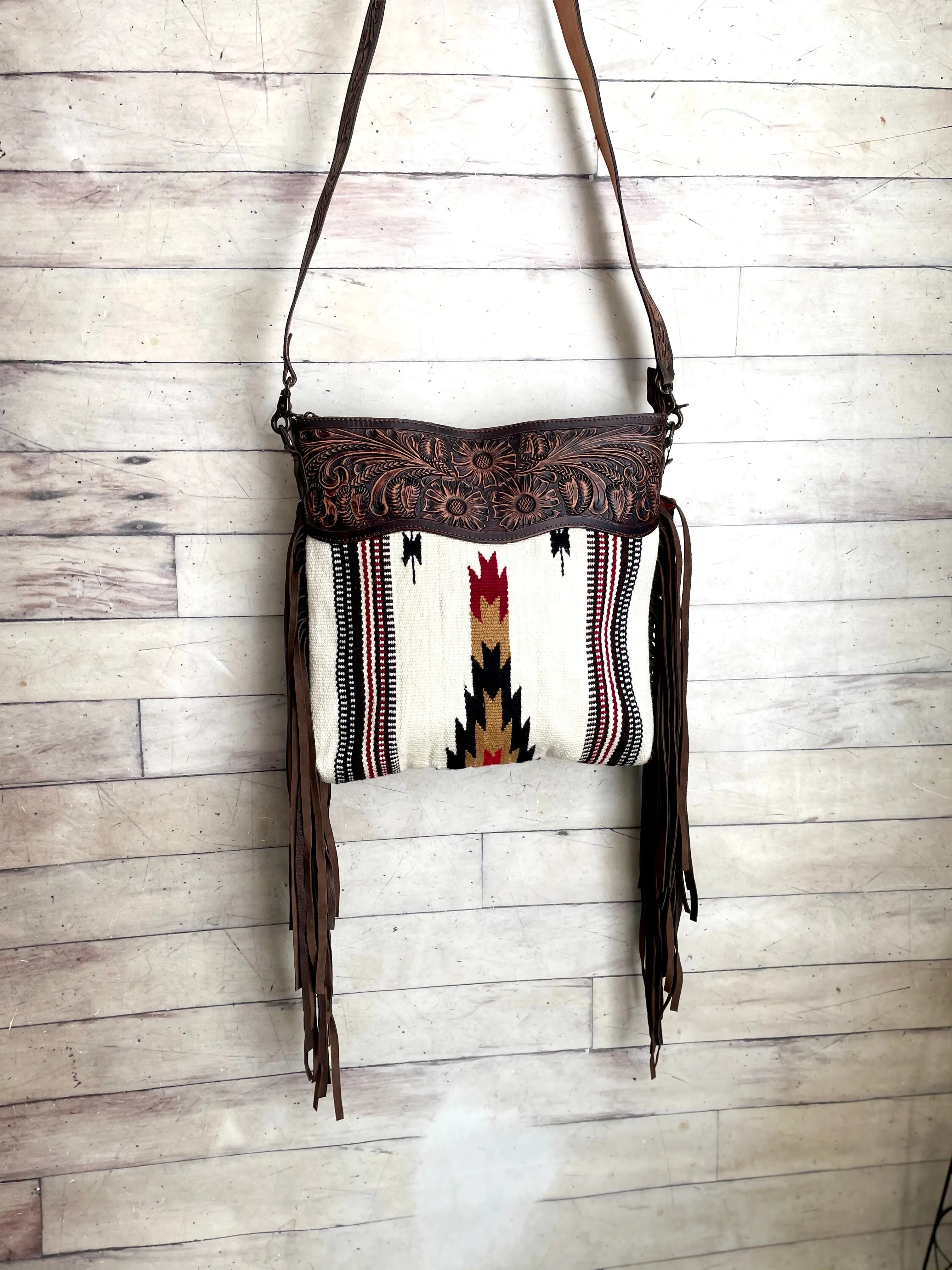 Mohave Cream & Neutral Wool Bag