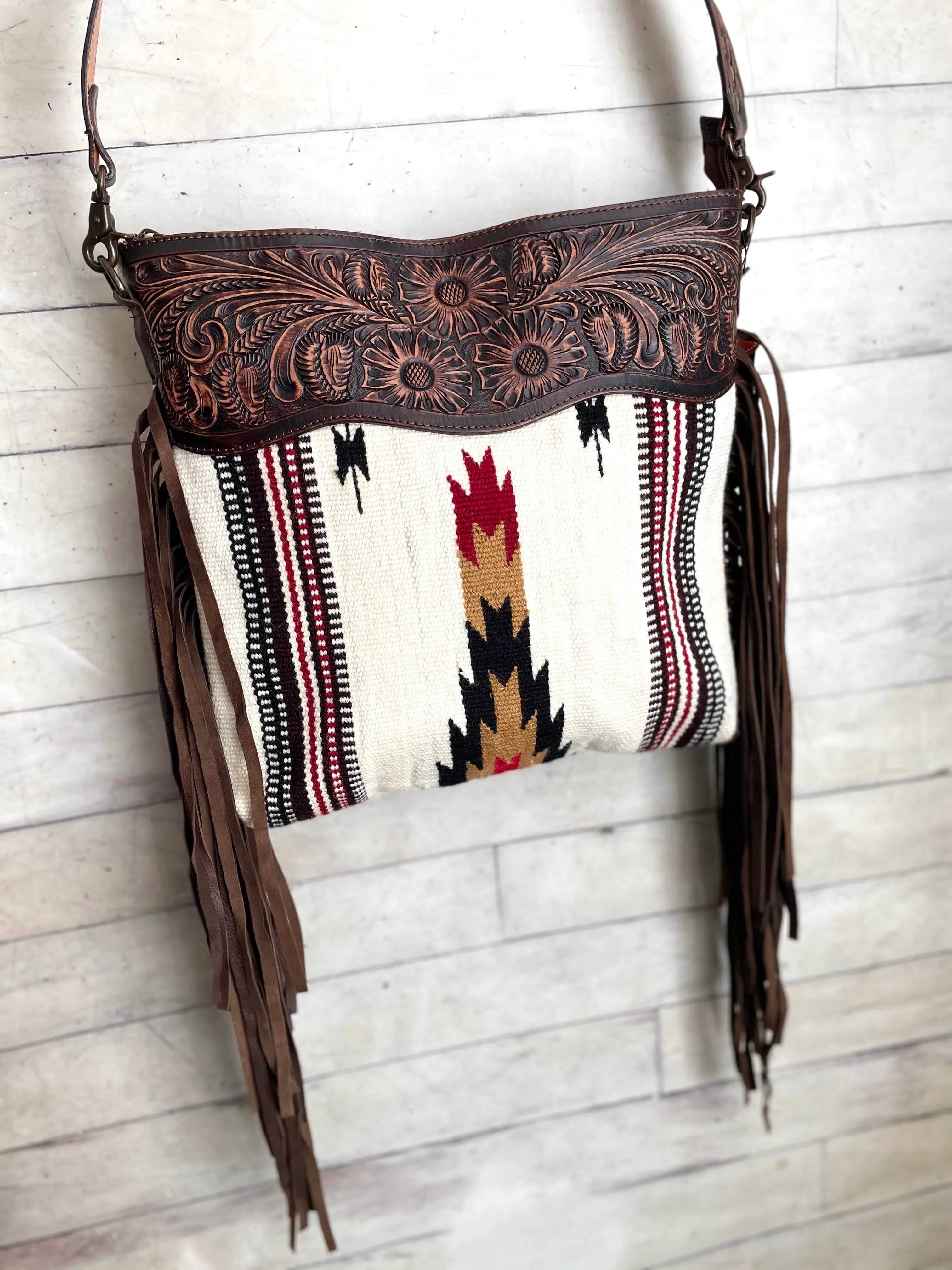 Mohave Cream & Neutral Wool Bag